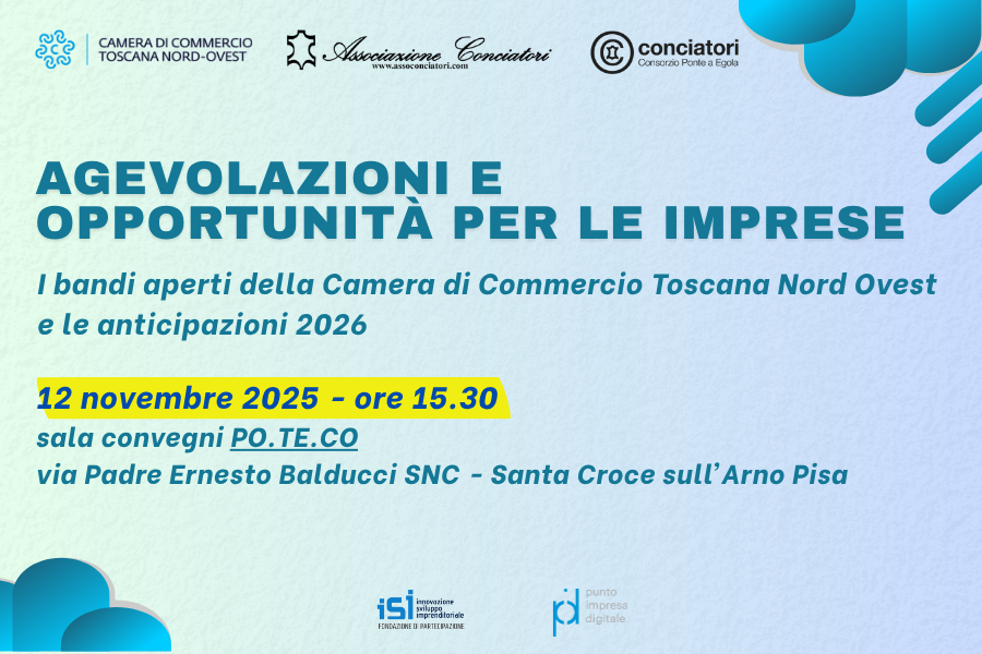 Agevolazioni e opportunità per le imprese Poteco