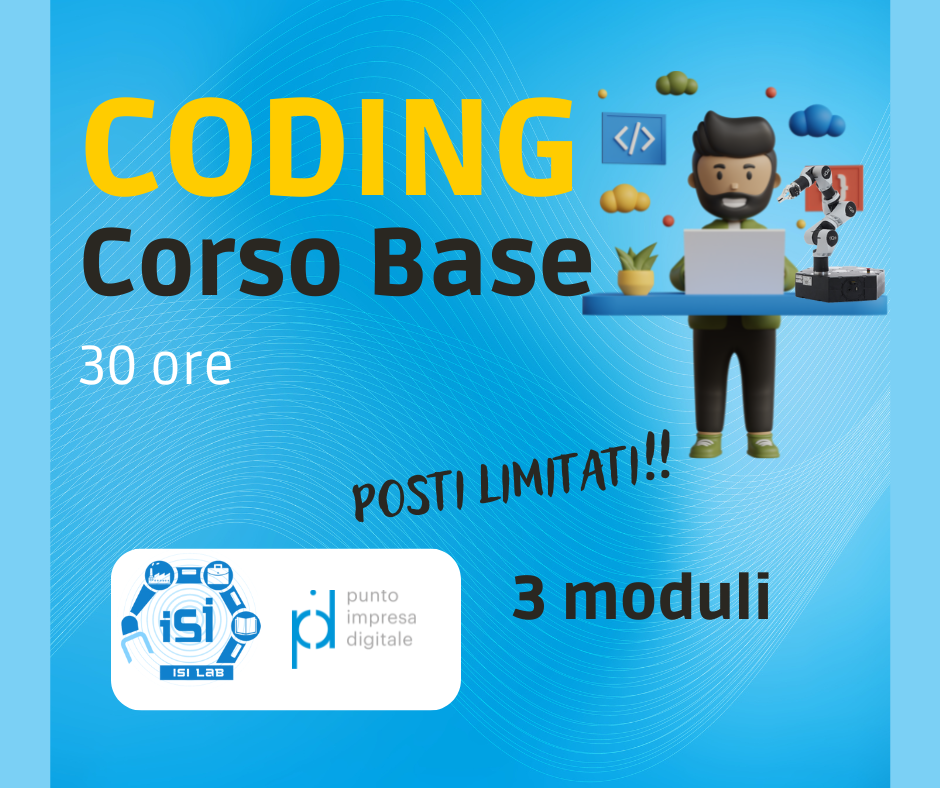 corso coding base ISI LAB Post di Facebook 3