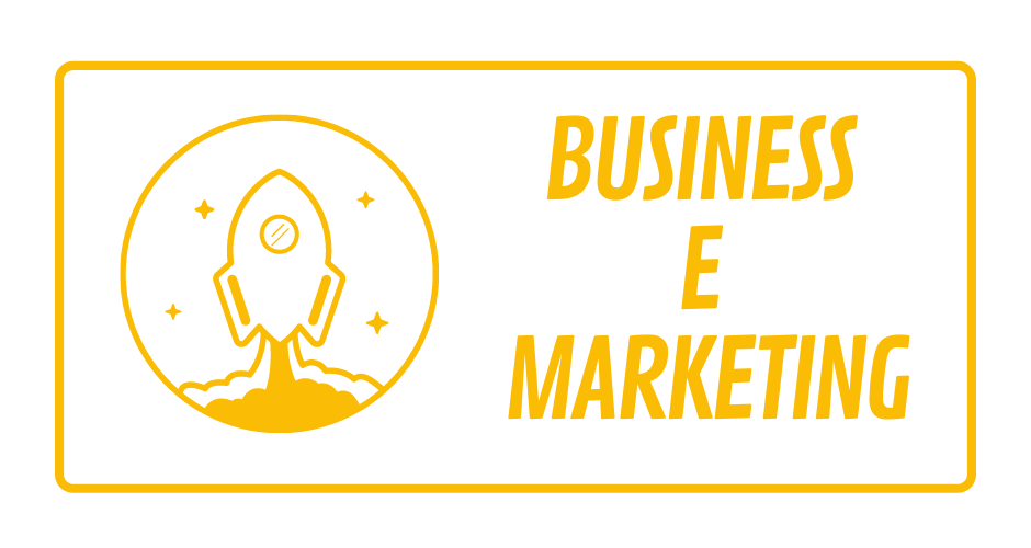 pulsante business e marketing