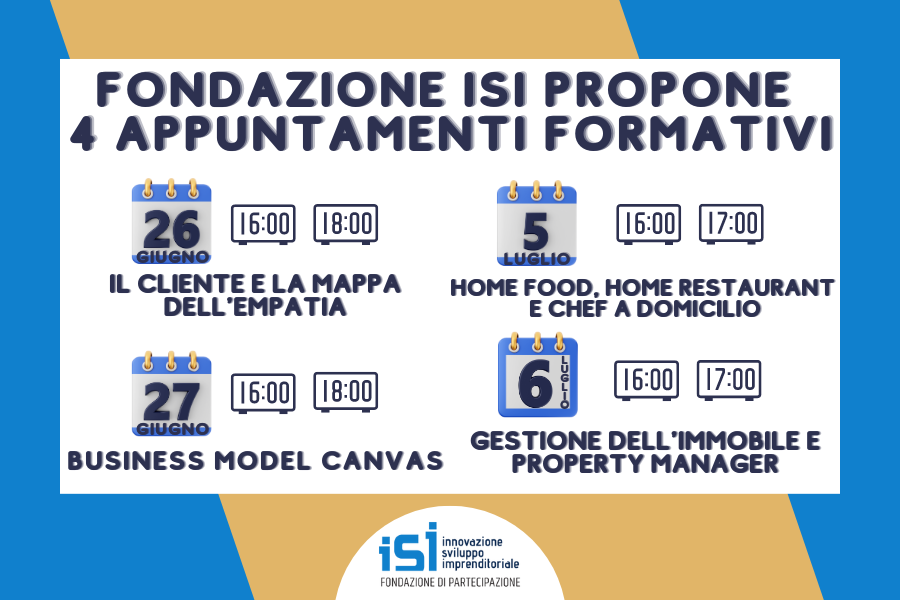 Appuntamenti formativi Giugno Luglio 2023